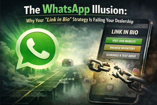 The WhatsApp Illusion: Why Your "Link in Bio" Strategy Is Failing Your Dealership